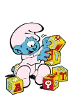 Šmoulové - baby smurf.gif